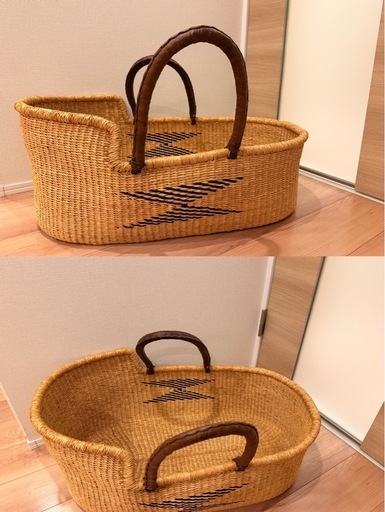 モロッコ 手編みベビーベッド