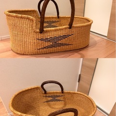 モロッコ 手編みベビーベッドの画像