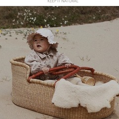 モロッコ 手編みベビーベッドの画像