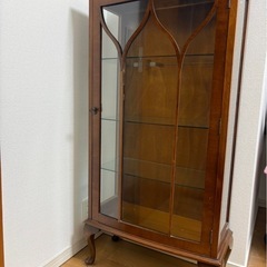 イギリス式　アンティークキャビネットの画像