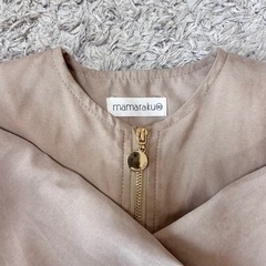 mamaraku ベージュジャケット 90の画像