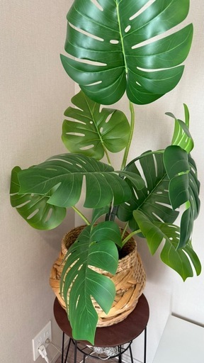 【取引中
】【IKEA】モンステラ 人工観葉植物