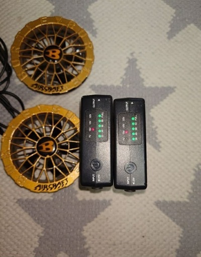 BURTLE2025ファン、22vバッテリー2個