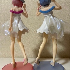 Re:ゼロから始める異世界生活 リゼロ レム ラム フィギュア パック セットの画像