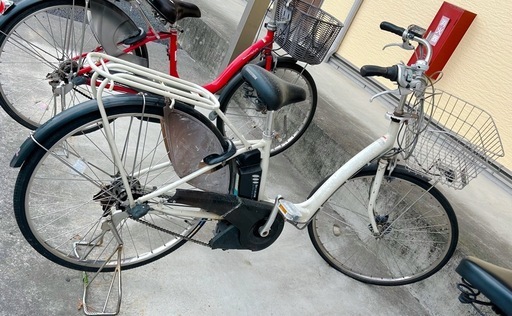 電動アシスト自転車 バッテリー充電器付き すぐ乗れます