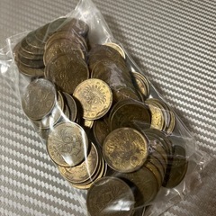 大型50銭黄銅貨の画像