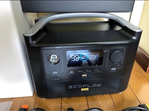 【お譲り先決定】ポータブル電源　　ECOFROW RIVER PLO　