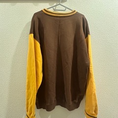 XLARGE トレーナー　ブラウン/イエロー Mサイズ ラージ スウェットの画像