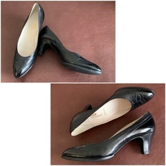 BALLY【23㎝位】パンプス☆クリーニングお手入れ済6394の画像