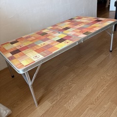 コールマンナチュラルモザイクリビングテーブル120の画像