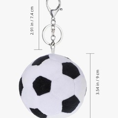 【開封済み未使用】サッカーボールキーホルダーの画像
