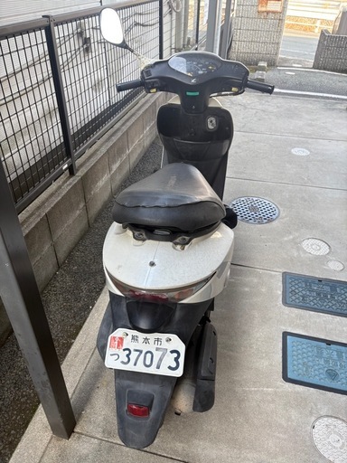 ホンダ dio AF68 原付 スクーター 白 ホワイト