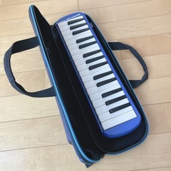 SUZUKI メロディオン アルト 鍵盤ハーモニカ 軽量ケース セミハードケース ブルーの画像