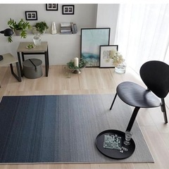 北欧グラデーションカーペットの画像