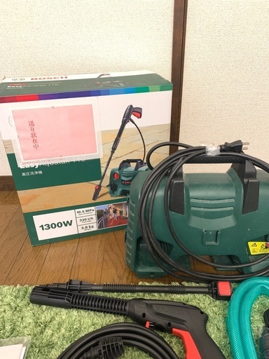 【未使用】ボッシュ高圧洗浄機付属品一式｜本体はジャンク扱い