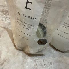 BASSPA epsomsalt バスソルト3種　ホワイトムスク ひのき　イランイランの画像