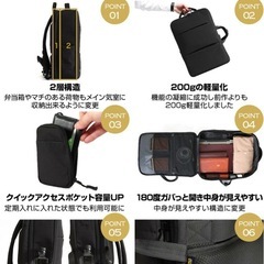 【新品未使用】Evoon マルチビジネスリュック4.0 大容量 35L 拡張機能 多機能の画像