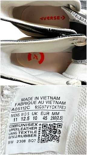 A05112C ハイカット厚底スニーカー CONVERSE