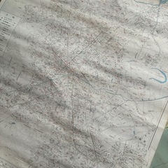 古い地図　大判の画像