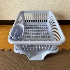 【交渉中】【0円】食器水切りラック、かご の画像