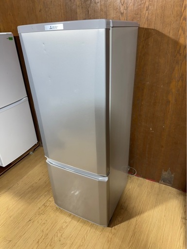C1615 MITSUBISHI 三菱 2ドア冷蔵庫 168L 2020年製 正面ヘコミあり