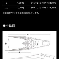 GULLガル supermew フルフットフィンの画像