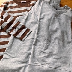 160センチJrスウェット上下の画像