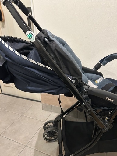 COMBI コンビ CWL スゴカルα 4キャス Light エッグショック HS ベビーカー ネイビー 