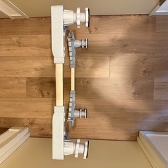 洗濯機かさ上げ台 DEWEL 伸縮式 44.8〜69cm 防振の画像