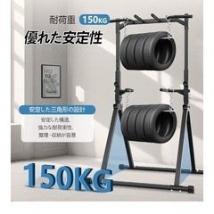 Bongkim 懸垂バー ぶらさがり健康器 折畳み式 懸垂マシン 耐荷重150kg 筋トレ器具 4段高さ調節可 チンニングスタンドの画像