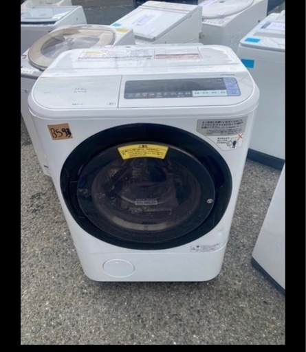 NO B593?福岡市内配送設置無料✨?BD-NV110BL-S ドラム式洗濯乾燥機 ビッグドラム シルバー [洗濯11.0kg /乾
