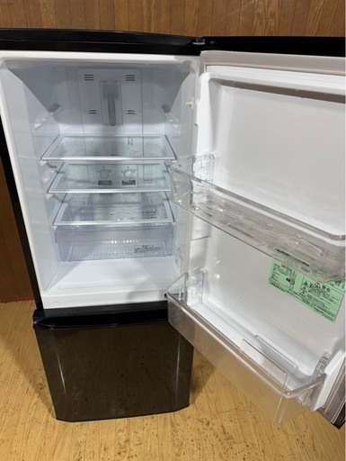 C1621 MITSUBISHI 三菱 2ドア冷蔵庫 146L 2017年製