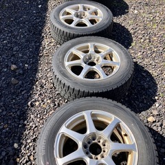 ホイール付きスタッドレスタイヤ