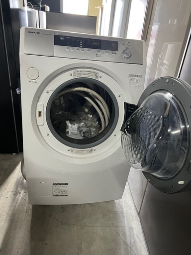No B356 ? 福岡市内配送無料☑️ドラム式洗濯乾燥機 10kg / 6kg 2017年製 SHARP】?
