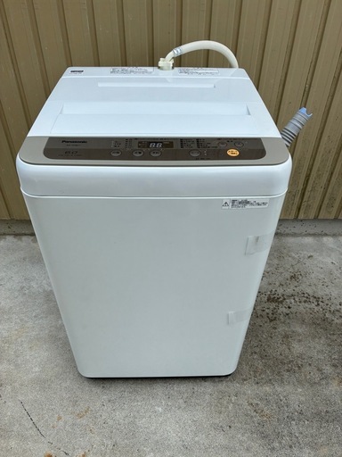 【2018年製
】パナソニック 6.0kg 全自動洗濯機 NA-F60B11