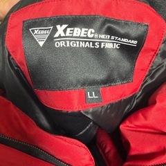 Xebec ジーベック 防寒着 ジャケット レッド LLサイズ (微ジャンク)の画像