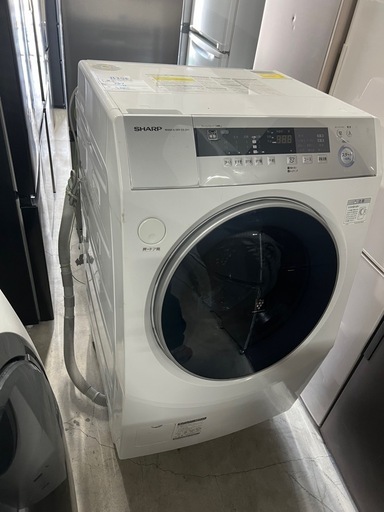 No B356 ? 福岡市内配送無料☑️ドラム式洗濯乾燥機 10kg / 6kg 2017年製 SHARP】?