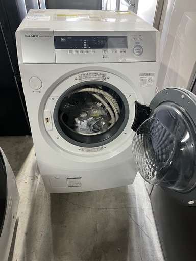 No B356 ? 福岡市内配送無料☑️ドラム式洗濯乾燥機 10kg / 6kg 2017年製 SHARP】?