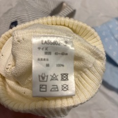 ベビー帽子　ニット　キャップ ハット 赤ちゃんの画像