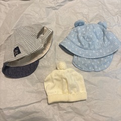 ベビー帽子　ニット　キャップ ハット 赤ちゃんの画像