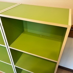 カラーボックス 1つ300円  グリーン2つの画像