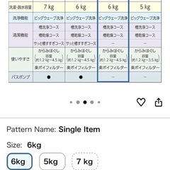 panasonic 洗濯機NA-F60B15の画像