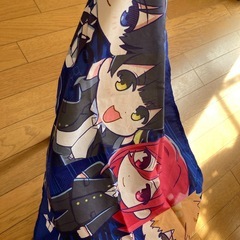 巾着ポーチとハンカチの画像