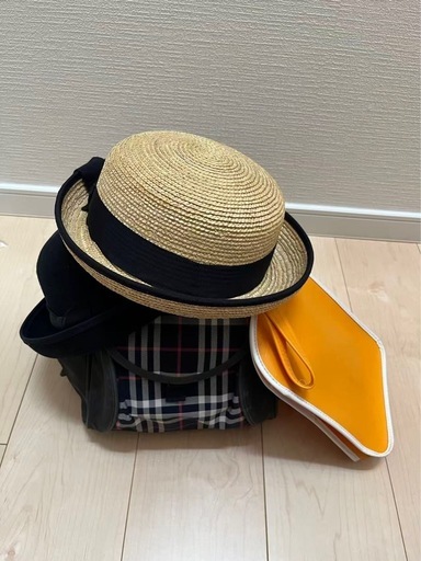 白ふじ幼稚園　リュック　冬と夏帽子　上履き入れ4点