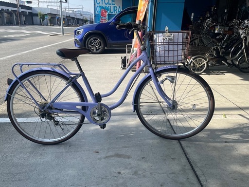 【大人用】整備済中古自転車  C.Dream 26型 クリオスEX パープル色 <自転車のオオムラ 静岡店>