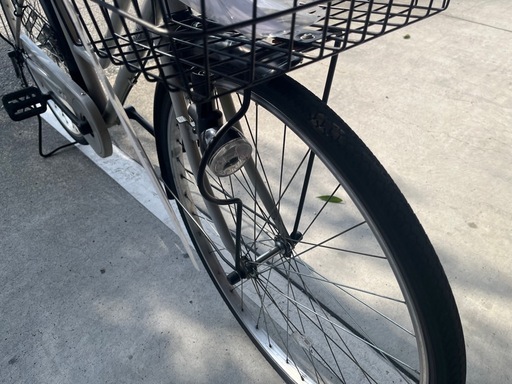 【大人用】整備済中古自転車 大日産業26型  最廉価 婦人車 グレー色 <自転車のオオムラ 静岡店>