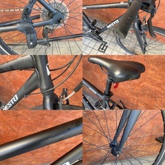 NESTO VACANZE1  440size マットブラック2024 クロスバイク 街乗りの画像