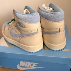 【新品】ウィメンズ エアジョーダン1 ハイ OG "サイキックブルー" 24.5の画像