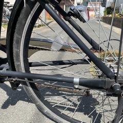 自転車　黒色の画像