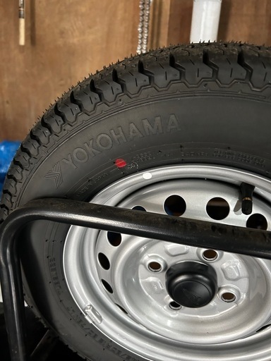 軽トラ　　　　軽バン　12インチ　鉄ホイール　タイヤ　4本　
新車外し　